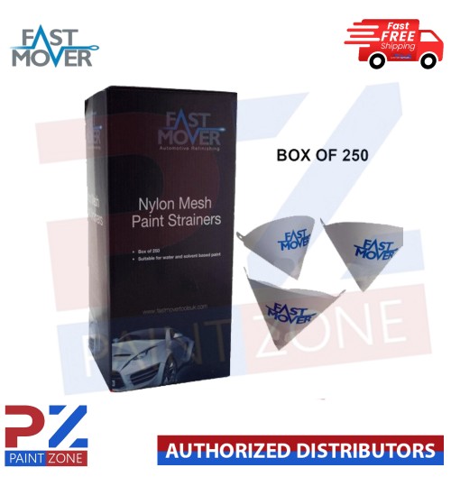 Fast Mover 250x190 micron Fine Paper Paint Strainers Nylon Filter Mesh FMT5190